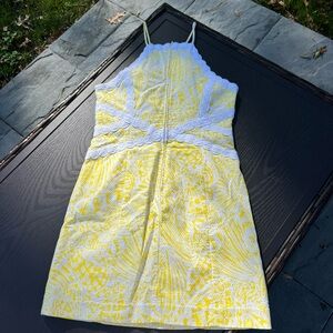 Lilly PulitzerYellow and White Dress